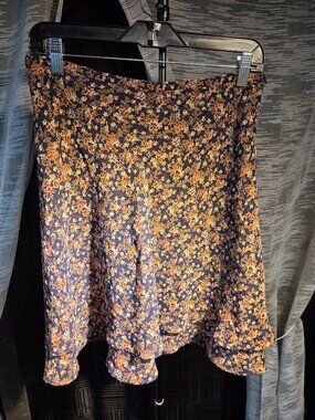 Vintage 90s EXPRESS Marque Deposee Womens Floral Skirt Size S
